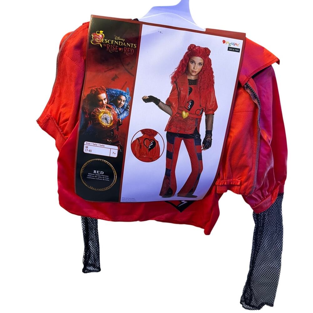 Descendants Costume Red Size medium 7-8  NWT